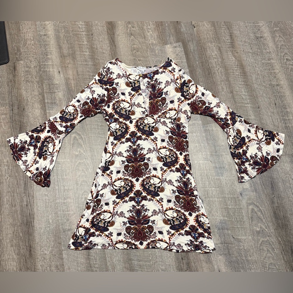 VENUS Dress with Floral and Paisley Design